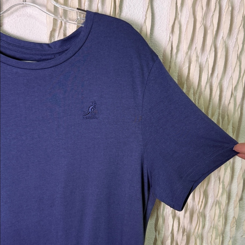 Kangol NWT Navy Blue Short Sleeve Cotton Modal T-Shirt Dress Size M - Picture 2 of 8